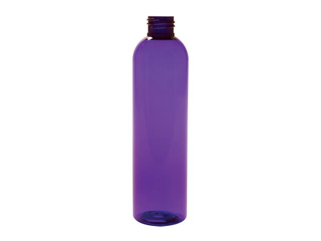 SNEP-27941-PURPLE PLASTIC BOTTLE, 8 OZ PET BULLET WITH A 24/410 FINISH 