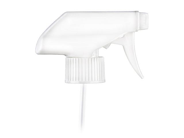 SNHT-22225-WHITE TRIGGER SPRAYER, 28/410 FINISH, TS-800-1 ERGO SPRAY/STREAM/OFF WITH A 9 7/8" DIP TUBE
