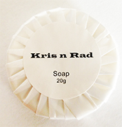Kris n Rad Pleat Wrapped Round Soap-20g-Citrus Fragrance-(Sold in a Box of 500-the price quoted is the price for the whole box)