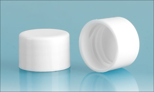 SNDR-2250-71-White Polypropylene F217 lined Continuous Thread Cap in 24/410 