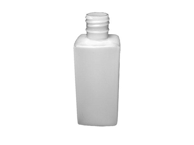 SNEP-22077-PLASTIC BOTTLE, 8 OZ. HDPE SQUARE WITH A 28/415 FINISH-NATURAL