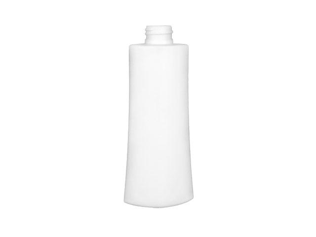 SNEP-25863-WHITE PLASTIC BOTTLE, 4 1/2 OZ. PET/HDPE TAPERED OCULAR OVAL WITH A 22/410 FINISH