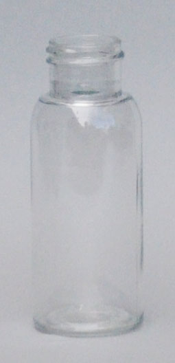 SNEP-50BPETCL- 50ml Clear PET Boston Bottle with 24/410 Neck 