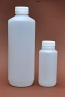 SNSET-250HDPEDGWTPL-250ml HDPE Dangerous Goods Natural Cylindrical Bottle with 38mm White Tamper Resistant Lid 