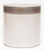 SNJPET500WS-500ml White PET Plastic Jar with 89/400 Silver Lid 