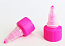 Hot Pink Natural Plastic Twist Top Cap 24/410 