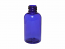 SNEP-23615-PLASTIC BOTTLE, 2 OZ PET BOSTON ROUND WITH A 20/410 FINISH-Cobalt Blue