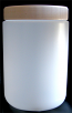 SNSET-1kg HDPE Natural Jar 1ith 95mm Lid