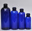 SNEP-100BPETCB-100ml Cobalt Blue PET Boston Bottle with 24/410 Neck  