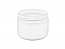SNEJ-25425-WHITE PLASTIC JAR, 14 OZ (414ml). HDPE SINGLE WALL ROUND WITH AN 89/400 NECK FINISH, ROUND BASE 