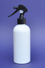 SNSET-250WBPETBSNS-250ml White Boston PET Bottle with Black Swan Neck Sprayer 24/410 