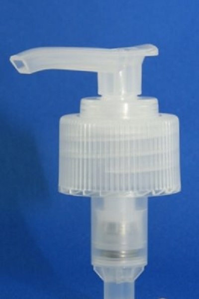 SNHL-28410N-Natural Fine Ribbed Lotion Pump 28/410