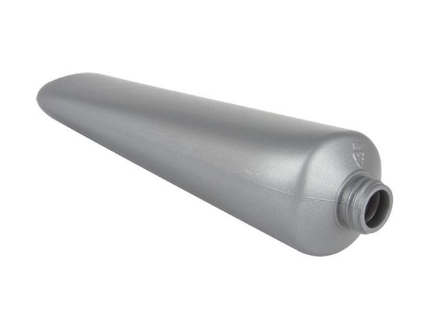 EP-26506-METALLIC SILVER PLASTIC BOTTLE, 8 OZ. HDPE TOTTLE STYLE TUBE WITH A 22/400 FINISH