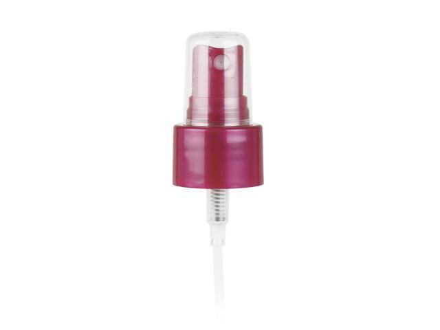 SNHF-24273-MAGENTA FINE MIST SPRAYER, 24/410 FINISH, SMOOTH MARK VI, WITH A CLEAR PP HOOD AND A 7" DIP TUBE
