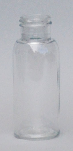 SNEP-50BPETCL- 50ml Clear PET Boston Bottle with 24/410 Neck 