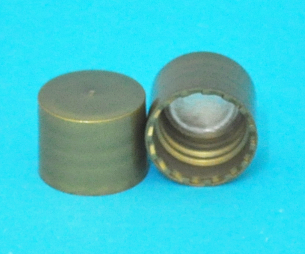 SNDR-25855-Gold Lid-continuous thread-with Easy Open Seal Liner-for 18/415 size neck 