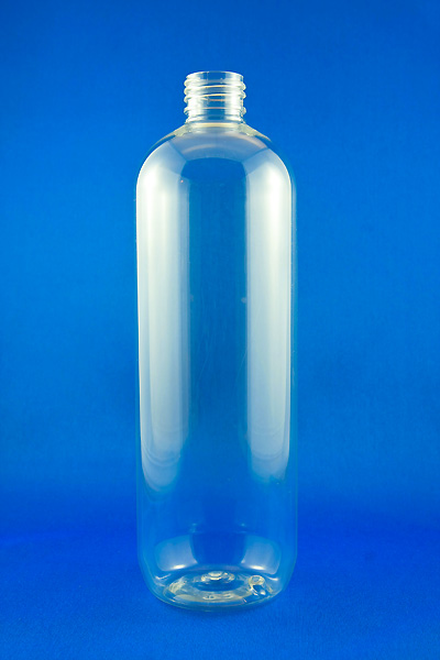 SNEP-500CLPETTB-500ml Clear PET Tall Boston Bottle with 24/410 Neck  