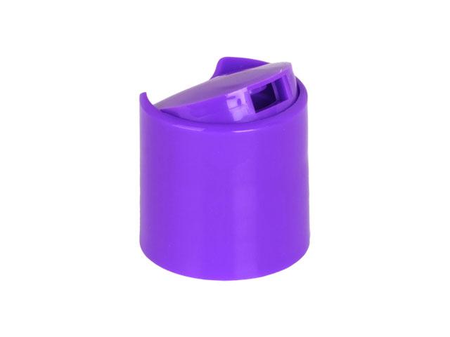 SNDD-26890-PURPLE DISPENSING CAP, SMOOTH DISC-TOP CLOSURE WITH A 28/410 FINISH AND A .330" ORIFICE