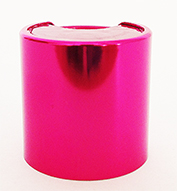 SNDD-32832-Metallic Hot Pink Disc Top Dispensing Cap 24/410 Closure 