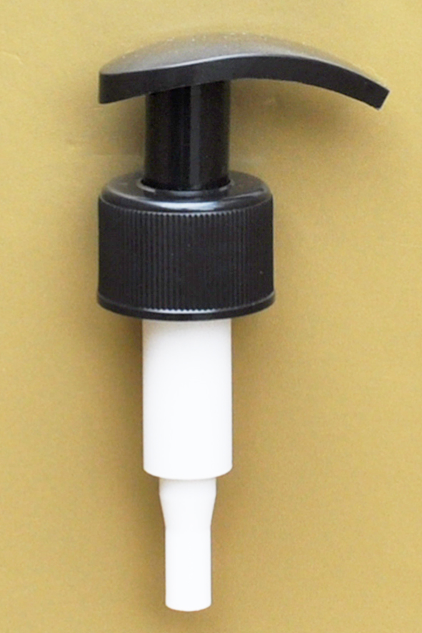 28/410 Plastic Black Curved Pump 