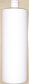 SNEP-50995W-1000ml White HDPE Round Bottle (Square Shoulder) 28mm Screw Finish 
