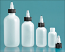SNSB2OZBNTTL-2 Oz (~59ml) Natural Squeezer Bottle with Black/Natural Twist Top Lid 