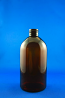 SNEP-500APETBB-500ml Amber PET Bell Bottle with 28/410 Neck  