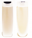 SNTOT400WHDPEOVCBL-400ml White HDPE Oval Tottle Bottle with Clear/Blue Lid