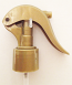Swan Neck Finger Trigger Sprayer Metallic Gold 24/410