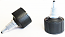 Plastic Black Natural Twist Top Cap 28/410  