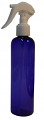 SNSET-B250PETCBWSNS-Plastic Bottle-Boston-Cobalt Blue-250ml with White Swan Neck Sprayer
