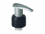 Black/Silver LOTION PUMP, 24/410 FINISH, FINE RIBBED, 1.2cc GS WITH A LOCK UP HEAD AND A 5 5/16" DIP TUBE, SILVER ACTUATOR 