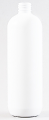 SNEP-50991-500ml White PET Tall Boston Bottle 24mm 410 Finish-201mm tall, 62.5mm dia