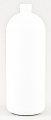 SNEP-50992-1000ml White HDPE Boston Bottle 28mm 410 Finish-234mm tall, 84.7mm dia