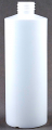 SNEP-50995-1000ml Natural HDPE Round Bottle (Square Shoulder) 28mm Screw Finish