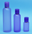 SNSET-THPHDPEOB35PFTL-35ml Translucent Purple HDPE Oval Boston Bottle with 24/410 Purple Flip Top Dispensing Lid with Metallic Silver Rim 