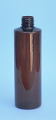 SNEP-THAPETRSQ25024410-Round PET Bottle Amber Coloured with Square Shoulder 250ml 24/410 Neck 