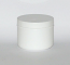 SNSETJW14-14Oz (414ml) White Plastic Jar with White 89/400 Lid (Flat)
