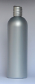 SNSET-28333C-16 OZ. SILVER HDPE BULLET WITH A 24/410 SILVER DISC TOP LID