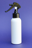 SNSET-100WBPETBSNS-100ml White Boston PET Bottle with Black Swan Neck Sprayer 24/410 
