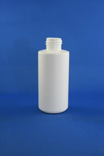 SNEP-100HDPENC-100ml HDPE Natural Cylindrical Bottle with 24/410 Neck