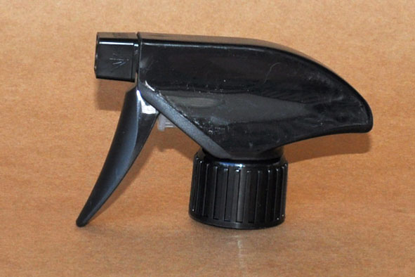 SNHT-17717-BLACK TRIGGER SPRAYER, 28mm FINISH, SPRAY/STREAM/OFF WITH A DIP TUBE 