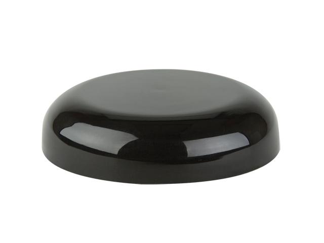 SNDR-31115-BLACK PLASTIC JAR CAP, SMOOTH DOMED STYLE CLOSURE WITH A 70/400 FINISH, LINERLESS