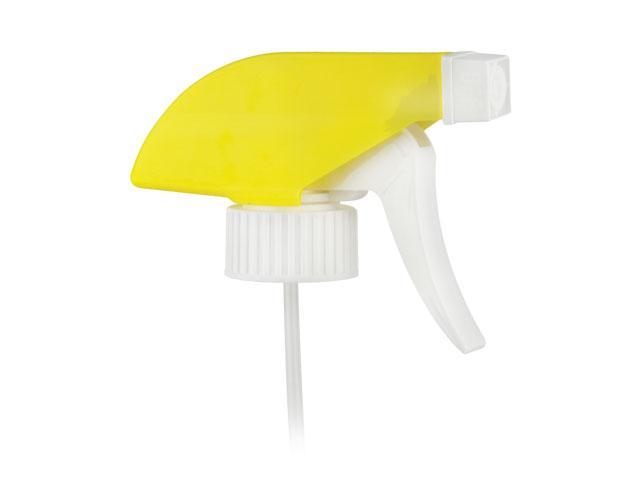 SNHT-22632-YELLOW/WHITE TRIGGER SPRAYER, 28/400 FINISH, SPRAY/STREAM/OFF WITH A 9 1/2" DIP TUBE