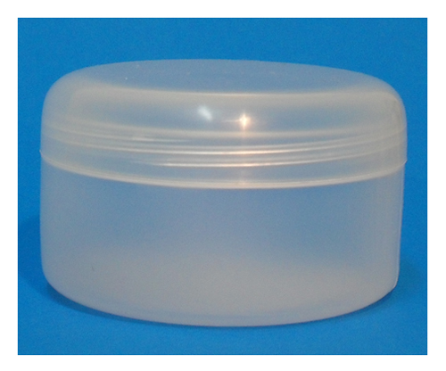 LCKP-0002-150g Frosted (Natural) Plastic Jar with Natural Cap