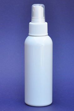 SNSET-100WBPETWFMS-100ml White Boston PET Bottle with White Fine Mist Sprayer 24/410  