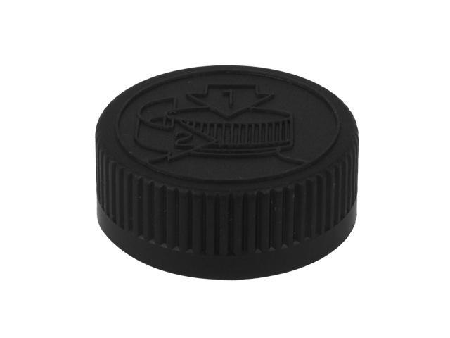 SNDC-31347-BLACK CHILD RESISTANT CAP, RIBBED CLOSURE WITH A 33/400 FINISH, INCLUDES A "SEALED FOR YOUR PROTECTION" HS035 HEAT SEAL LINER, PICTORAL INSTRUCTIONS 