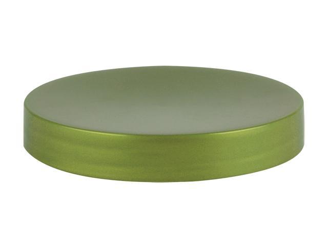 SNDR-31655-PEARL GREEN PLASTIC JAR LID, SMOOTH CLOSURE WITH AN 89/400 FINISH, LINERLESS