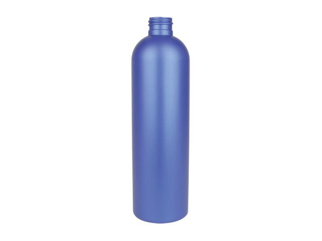 SNEP-25848-BLUE PLASTIC BOTTLES 12 OZ. LDPE BULLET WITH A 24/410 FINISH