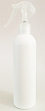 SNSET-250WBHDPENSNS-250ml White HDPE Boston Bottle with a 24/410 Natural Swan Neck Sprayer 